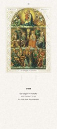 Rückwand zum Liturgischen Kalender - Die heiligen 14 Nothelfer
