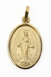 Wunderbare Medaille (Gold 333)