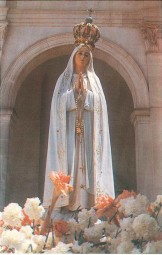 Gebetsbildchen - Muttergottes von Fatima (10 Stück)
